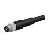 Buy cheap PA66 Solder M8 Male Circular Cable Connector Straight Elbow A B D Coded from wholesalers