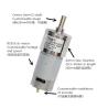 Buy cheap 42mm Dc Metal Gear Motor 1300rpm 15watts Micro Gearmotor from wholesalers