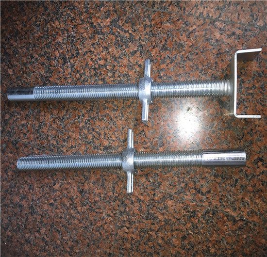 Stable Material Building Fasteners / Prop Jack Scaffolding Adjustable Hollow