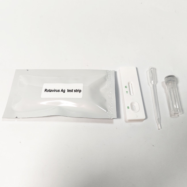 Cattle Pig Dog Rotavirus Test Kit Rapid Antigen Detection 50 Tests/Kit ISO9001 GMP