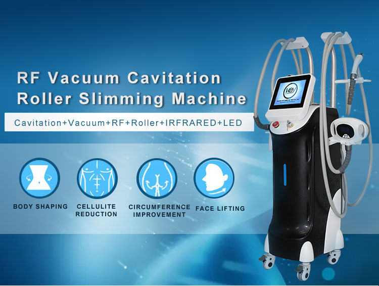 Vacuum Roller Cellulite Reduction Machine , Slimming Body Contouring Machine