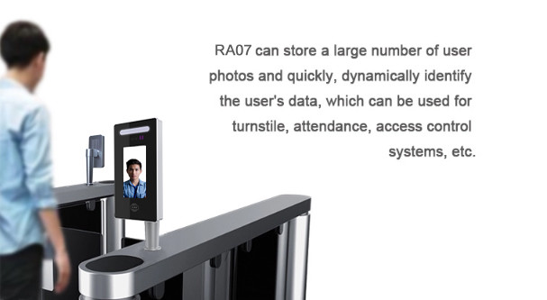 HF-RA07 7 inch Dynamic Facial Long away Detect Facial Access Control with Cloud Software