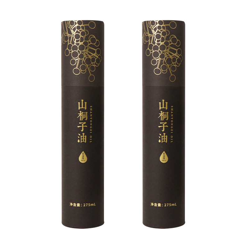 Food Grade Cocoa Powder Tea Paper Tube Packaging Biodegradable Round