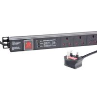 Buy cheap Surge Protected Rack Mount Pdu With Individual Switches , Horizontal Server Rack product