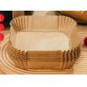 Buy cheap 50pcs Square Disposable Air Fryer Paper Liner Heat Resistant Steamer Baking Non Stick Mat from wholesalers