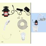 12V Car Electric Siphon Pump Washer handheld Faucet Kit Outdoor Camping Bath