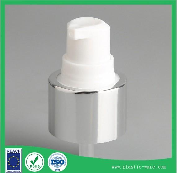 Buy cheap Anodized aluminum emulsion pump 24/410 cosmetic bottle press powder pump head from wholesalers