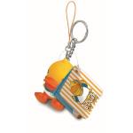 Mini Cute Promotional Plastic Keychain Duck Shaped OEM ODM