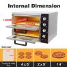 Buy cheap Double Layer Bakery Kitchen Equipment Electric Pizza Oven for Commercial Kitchen from wholesalers