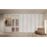 Buy cheap Modern Minimalist Wardrobe With Sleek White Door Panels And Bum Hardware from wholesalers