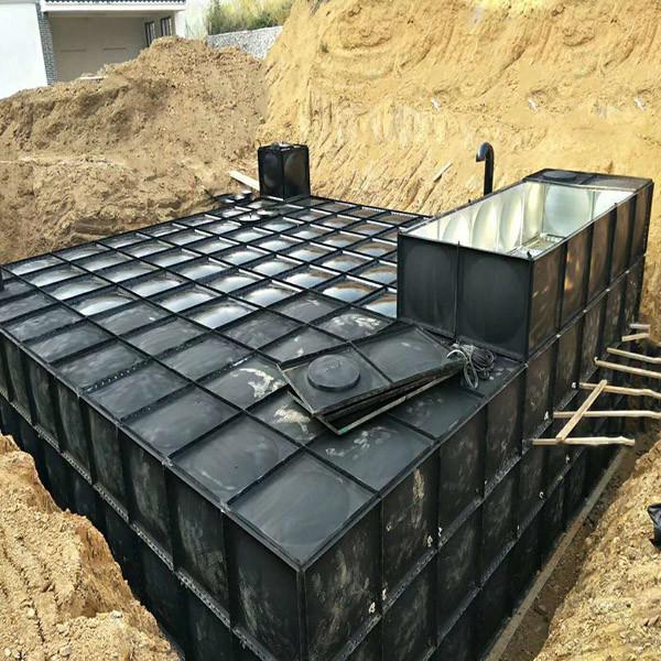 Buy cheap Bolted Harvest Underground Rainwater Tank , Bdf Dipped Black Water Container from wholesalers