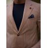 Buy cheap Double Breasted Camel Mens Casual Business Jacket No Tie from wholesalers