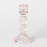 Buy cheap 6 Inch Color Glass Candle Holder Machine Pressed Crystal Taper Candlestick Holders from wholesalers
