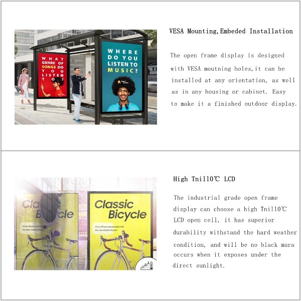 65 Inch Digital Signage Lcd Advertising Display Public Ads Monitor 2000nits
