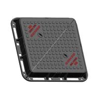 Buy cheap EN124 D400 Ductile Iron Manhole Covers Double Triangle ISO9001 Certification product