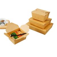 Buy cheap Customized Cardboard Food Takeaway Boxes Packaging Biodegradable Frozen Food product