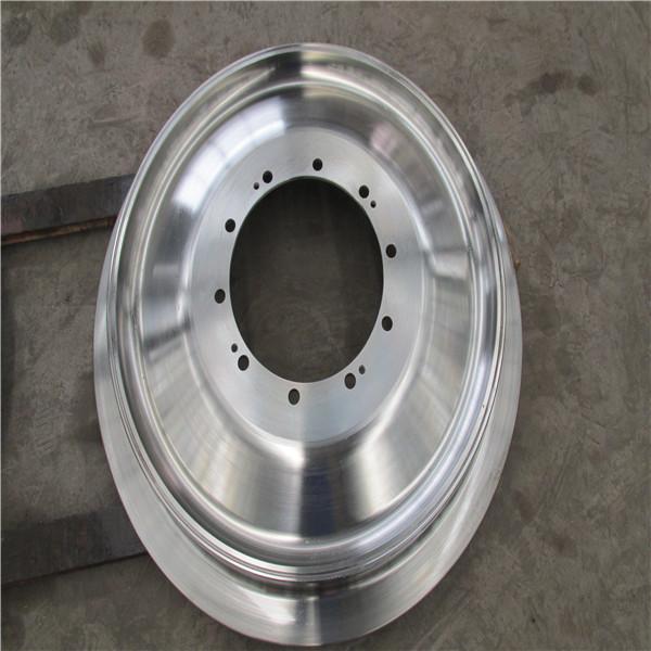 Buy cheap 8" Light Duty Steel Rail Wheel Guide Rail Wheel Iron Railway Wheel Steel Forged Rail Wheels from wholesalers
