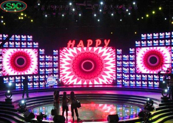 Buy cheap Rental Screen Indoor Full Color LED Display 3.91mm Pitch Curved For Advertising from wholesalers