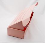 Custom Pink Corrugated Mailer Boxes Matt lamination Gold Foil With Logo
