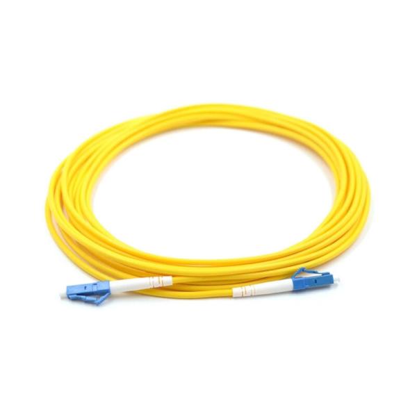 Quality G655 LC To LC Single Mode Fiber Patch Cable G657 0.2db for sale