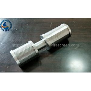 Buy cheap SS Johnson Wedge Wire Screen Nozzle Customize For Client 0.05-1mm Slot Size from wholesalers