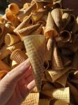 1.5kw 3000Kg Ice Cream Cone Making Machine Field Installation