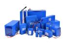 Blue 12V 22Ah LiFePO4 Battery Pack For Electric Golf Cart Solar Road Lamps