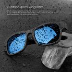 Wireless Sunglasses IPX4 Waterproof Bluetooth Music with Open Ear style Black