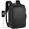 Buy cheap BSCI Business Laptop Backpack 15.6 Inch USB Charging Leather Computer Bag 1000g from wholesalers