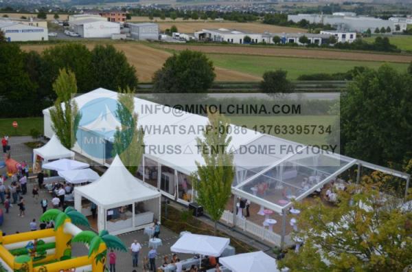 Buy cheap 50gsm PVC Coated Wedding Outdoor Event Tent Alu Alloy T6061/T6 from wholesalers
