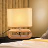 Buy cheap Nordic solid wood table lamp creative modern wood magnetic table lamp(WH-MTB-100) from wholesalers