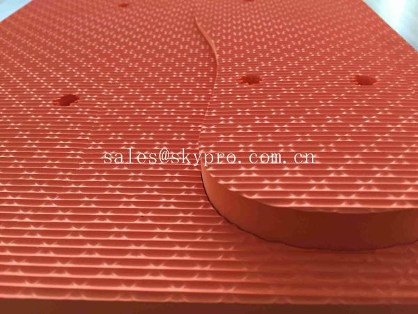Buy cheap One Side Orange EVA Sheet For Shoe , Comfortable EVA Rubber Sole Sheet For Home from wholesalers