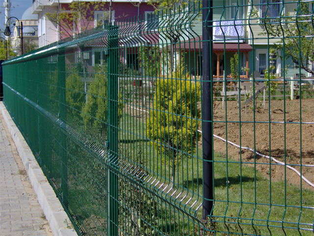 Heavy Duty Pvc Vinyl Decoration 3d Welded Wire Mesh Fencing 1.53x2.5m