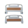 Buy cheap Head / Foot Board Hospital Bed Accessories , Detachable ABS Plastic Medical Bed Accessories Panel from wholesalers