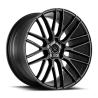 Buy cheap luxury sport passenger cars hyper silver black forged monoblock rims wheels for jaguar from wholesalers