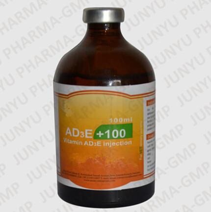 Treatment and prevention Vitamin AD3E Injection of vitamin deficiencies in farm