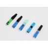 Buy cheap FC Fiber Optic Fast Connectors for CCTV Network with G657A1 Fiber from wholesalers