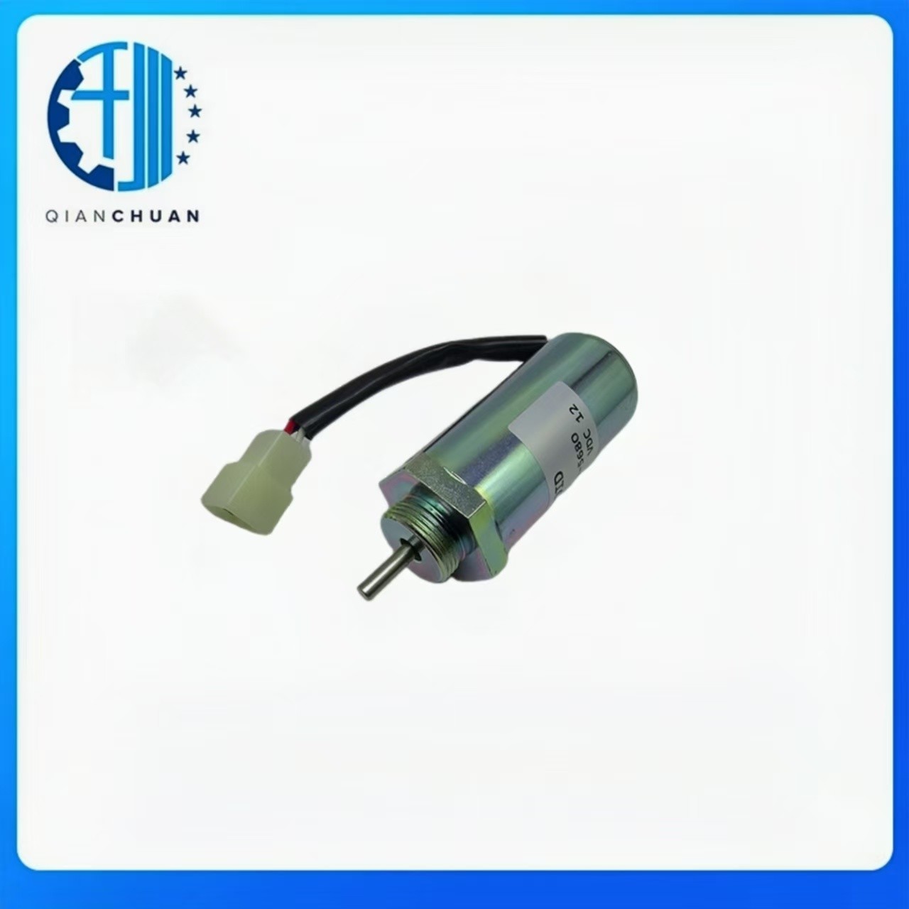 897329-5680 Fuel Shutoff Solenoid for Isuzu 3LD1 3LD2 4LE1 engine Kobelco SK75-8