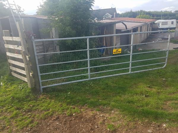 Buy cheap Gate 5 Bar 14' (4200mm) - Metal Farm Gates for sale Field Brisbane Pick up from wholesalers