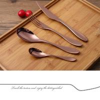 Buy cheap SS430 Polished Antibacterial 4pcs Antique 1810 Stainless Steel Flatware product