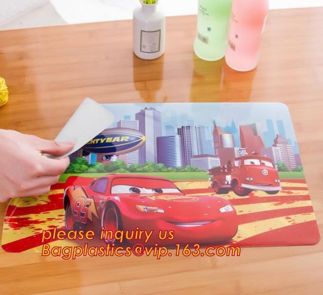 Wholesale price dining mat PVC Fabric silicone placemat table mat,tableware accessories round plastic placemat PVC water
