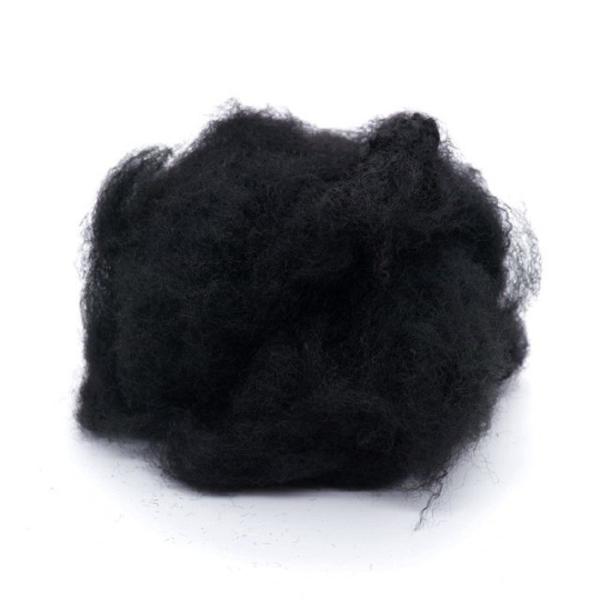 Anti Static 38mm Recycled Polyester Fiber Abrasion Resistant For Ring Frame