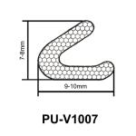 V Shaped PU Foam Seal Strips Self Adhesive Weather Stripping For Doors
