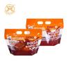 Buy cheap Custom Hand Punch Hole Zipper Top Roast Chicken Packaging Bag Plastic Roast Grilled Chicken Bag from wholesalers