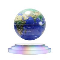 Buy cheap colorful led Light Levitating floating World Map Globe 6inch 7inch 8inch Decor product