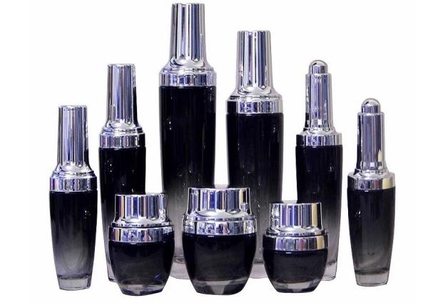 Buy cheap Anti Leakage Dark Black Lotion Pump Bottle 30g 50g 30ml 50ml 100ml 120ml from wholesalers
