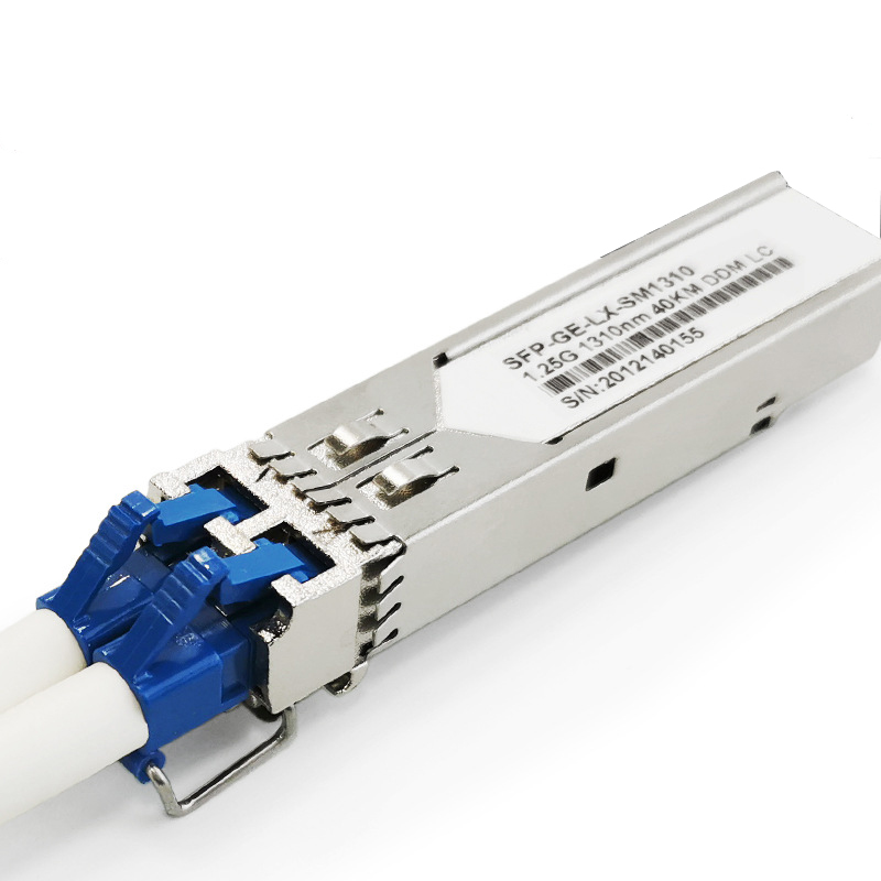 1.25G Dual Fiber Single Mode DC3.3V SM1310 TX 40km SFP Module and Customizable Length