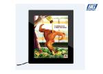 Indoor Crystal LED Light Box , Laser Dot LED Lightboxes For Photography Display