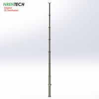 Buy cheap 18m-400kg heavy duty payloads non-lockable pneumatic telescopic mast for antenna product