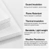 Buy cheap 100% Virgin Polycarbonate Hollow Sheet 8mm 10mm polycarbonate panels For Warmhouse from wholesalers